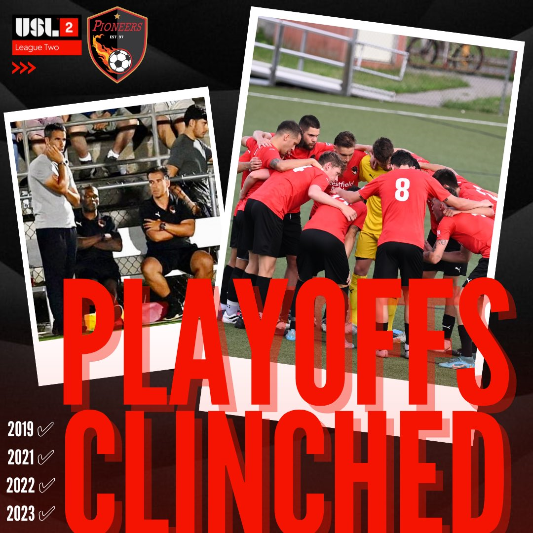 Pioneers clinch 2023 League Two playoffs!