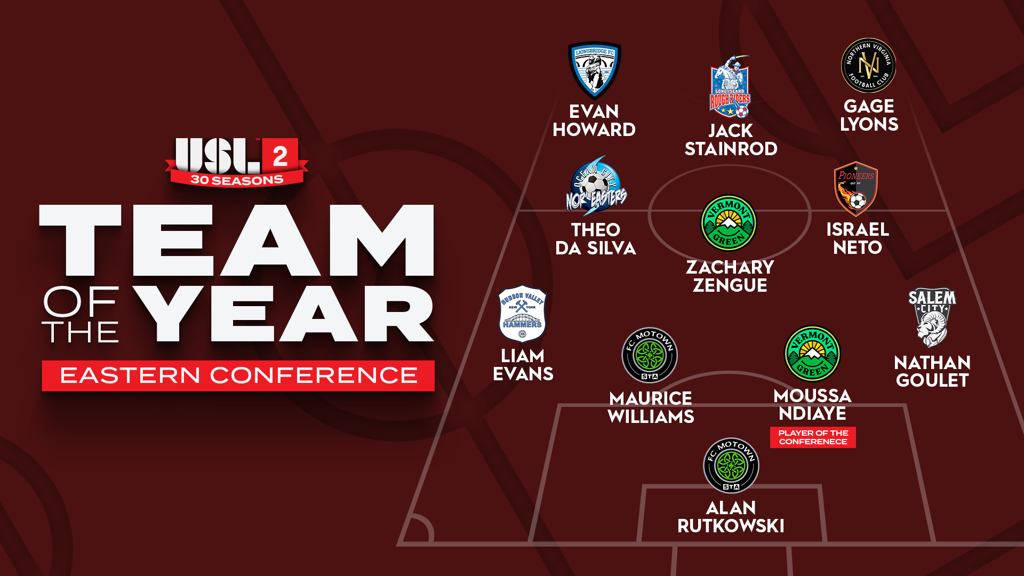 Israel Neto named to Eastern Conference Team of the Year!
