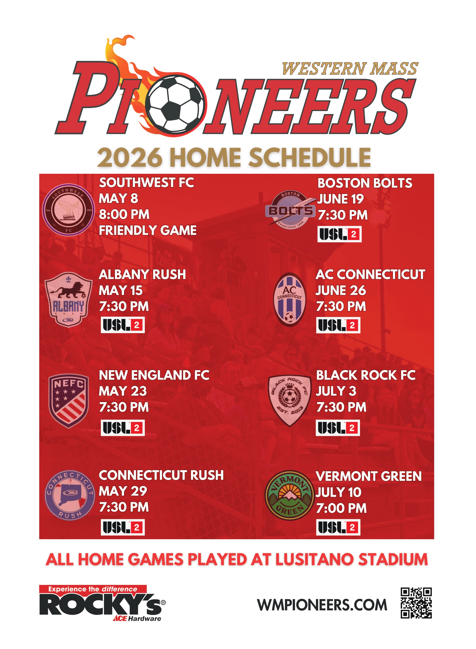 Home Schedule Graphic